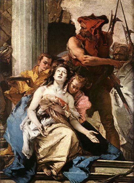 The Martyrdom of St Agatha